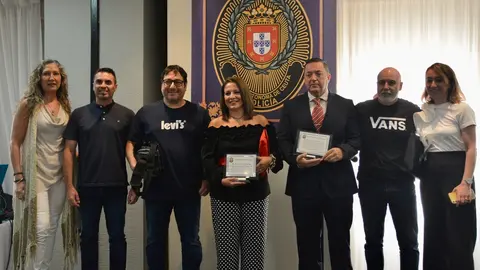 San Urbano Polic&iacute;a local medallas placas 2023