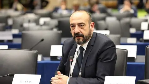 Jordi Ca&ntilde;as, durante una sesi&oacute;n plenaria en el Parlamento Europeo / Archivo