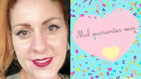 A la izquierda, Lidia Ponce; a la derecha, la portada de su &uacute;ltimo cuento: 'Mil quinientas noches'