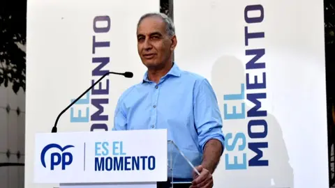 Abdelhakim Abdeselam, durante un acto del PP / Laura Ortiz
