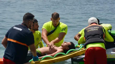 Marsave ejercicio simulacro salvamento socorrismo socorristas