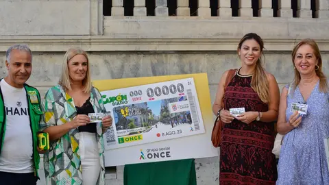ONCE boleto loter&iacute;a cup&oacute;n paseo del Revell&iacute;n sorteo nacional