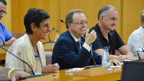 Reuni&oacute;n mesa di&aacute;logo social empresarios empresas patronal sindicatos septiembre 2023