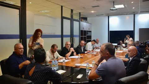 Mesa Di&aacute;logo Social bonificaciones Seguridad Social reuni&oacute;n Ceuta Center septiembre 2023 patronal sindicatos