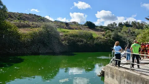 UME simulacro pantano embalse Infierno excarcelaci&oacute;n coches rescate