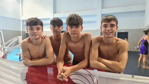 Campeonato Espa&ntilde;a Comunidades Absoluto Cadete Salvamento Socorrismo D&iacute;az-Flor nataci&oacute;n piscina