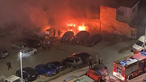 huerta molino furgoneta incendio oct23