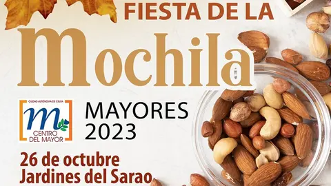 Parte del cartel promocional de la &lsquo;Mochila para mayores&rsquo; de 2023
