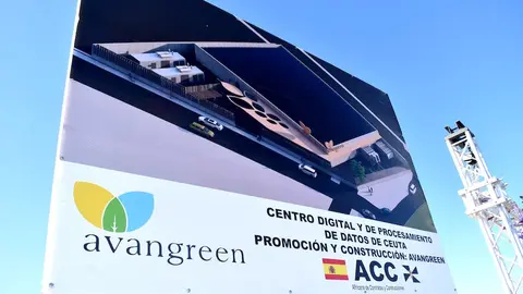 Cartel del proyecto de data center de Avangreen