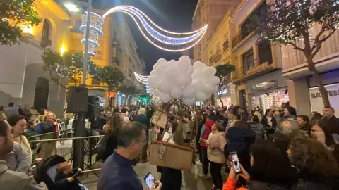 Un momento del encendido navide&ntilde;o de 2023. /A.I.