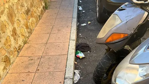Suciedad en la barriada Pr&iacute;ncipe Felipe.