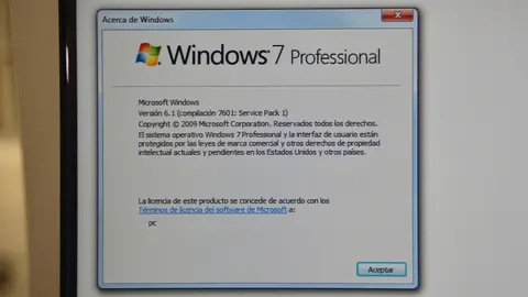 Estaci&oacute;n del Ferrocarril ordenadores obsolescencia Windows 7 sistema operativo