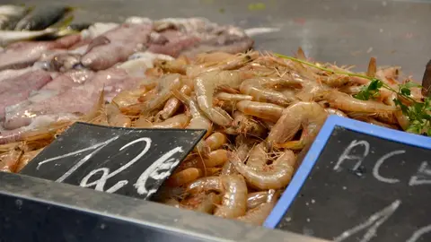 Mercado Central de Abastos Navidad 2023 inflaci&oacute;n precios pescado marisco