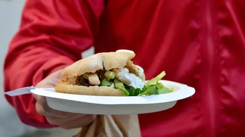 Almineta IES Almina caravana food truck desayunos saludables