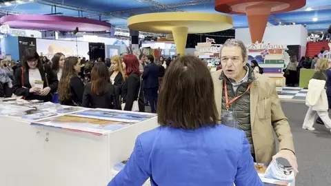 El stand de Ceuta en FITUR, durante la segunda jornada del evento
