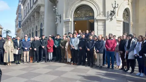 Guardia Civil minuto de silencio Ciudad Ayuntamiento muertos Barbate