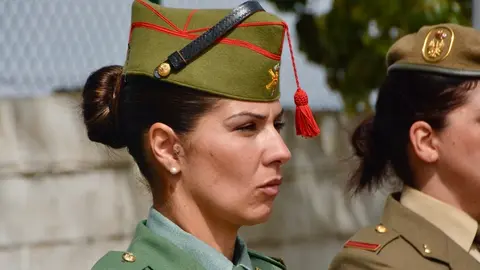 Ej&eacute;rcito militar desfile parada Caballer&iacute;a Montesa aniversario 2024