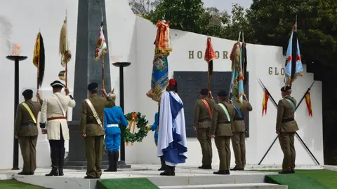 Ej&eacute;rcito militar desfile parada Caballer&iacute;a Montesa aniversario 2024