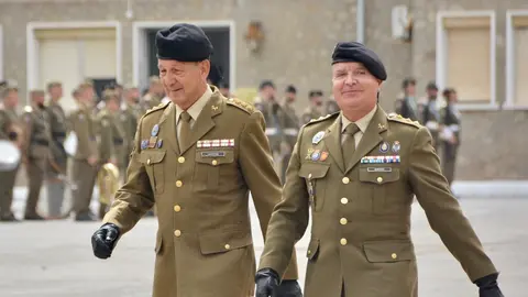 Ej&eacute;rcito militar desfile parada Caballer&iacute;a Montesa aniversario 2024
