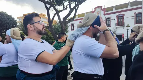 Semana Santa Cristo Vera Cruz procesi&oacute;n 2024 lluvia