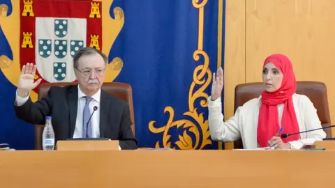 Asamblea pleno interpelaciones abril 2024 Juntas Generales Juan Vivas Fatima Hamed