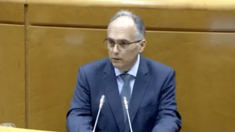 Alberto Gait&aacute;n en el Senado