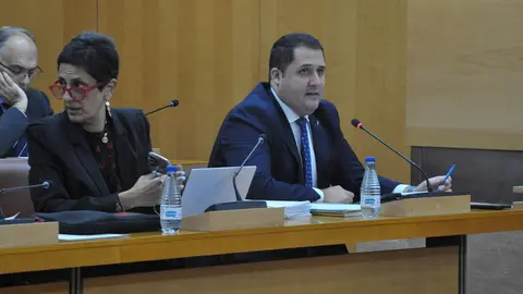  El consejero Alejandro Ram&iacute;rez, durante su intervenci&oacute;n ante el plenario (P. MAT&Eacute;S) 