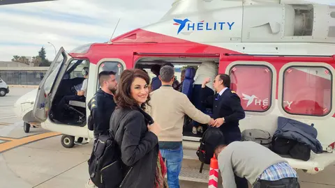 Yolanda Castaño en su camino a Ceuta / Yolanda Casta&ntilde;o