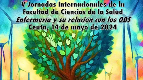 Cartel de las V Jornadas de Enfermer&iacute;a de Ceuta.