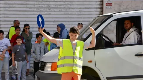 CEIP Ram&oacute;n y Cajal exhibici&oacute;n Polic&iacute;a local ni&ntilde;os Imam Warsh