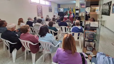 Lapresentaci&oacute;n del libro 'El topo de Ceuta', de Mar&iacute;a S&aacute;nchez Miaja, en la casa de Ceuta en Algeciras