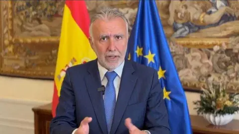 El ministro Torres en un frame del v&iacute;deo
