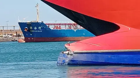 FRS Poniente Jet accidente proa puerto