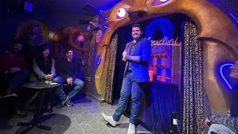 'Antonio er mago' durante una actuaci&oacute;n.