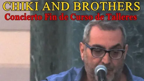 Parte del cartel promocional del concierto que ofrecer&aacute; 'Chiki and brothers' en el Centro del Mayor