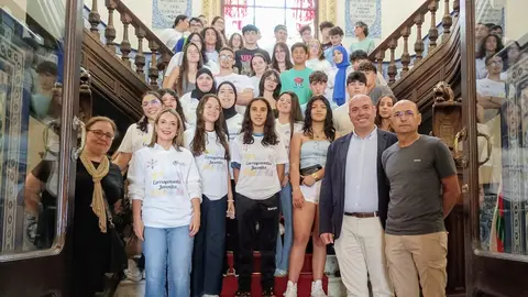 Pilar Orozco recepci&oacute;n juventud encuentro corresponsales juveniles Murcia 2024