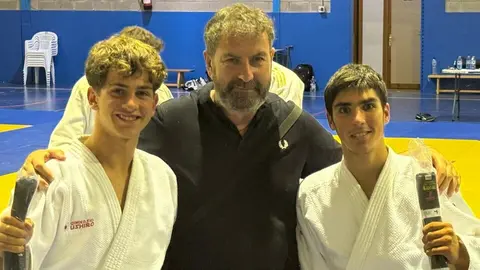 Carlos Mart&iacute;nez Casanova Ra&uacute;l Casanova Mariscal examen judo cintur&oacute;n negro C&aacute;diz 2024