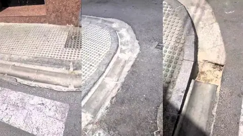 Las barreras arquitect&oacute;nicas que denuncia la barriada.