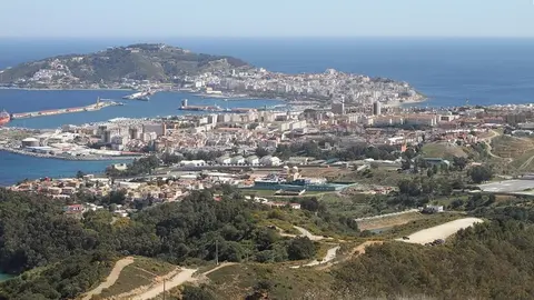Ceuta, vista desde lo alto del mirador de Isabel II / Archivo