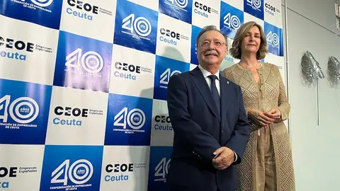 Juan Vivas y Arantxa S&aacute;nchez, durante la celebraci&oacute;n de la CECE.