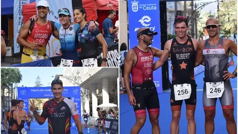 Ganadores del Triatl&oacute;n 'Ciudad de Ceuta'