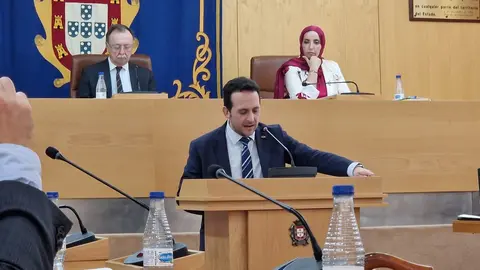  Juan Sergio Redondo durante su intervenci&oacute;n 