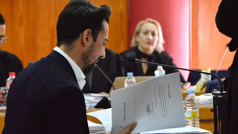  Antonio L&oacute;pez, durante la celebraci&oacute;n del juicio /Archivo 