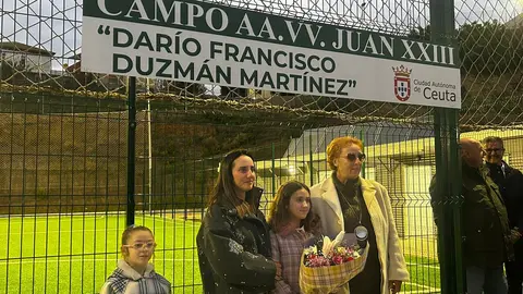  La pista deportiva de Juan XXIII, con el nombre de Dar&iacute;o Duzm&aacute;n 