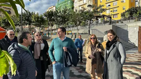 Los consejeros de Fomento y Sanidad visitan la plaza Nicaragua