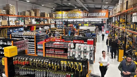 Interior de la tienda de Ferreter&iacute;as Doncel en Palmones.