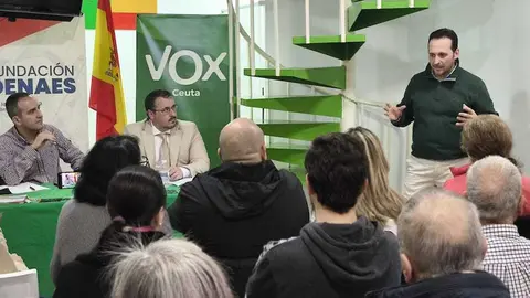 Un momento de la charla de Vox.