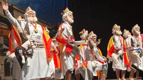 Actuación de la chirigota 'El que sale de copas'. 3
