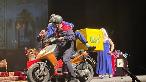 Actuación del cuarteto 'El Cardiaco'. 2