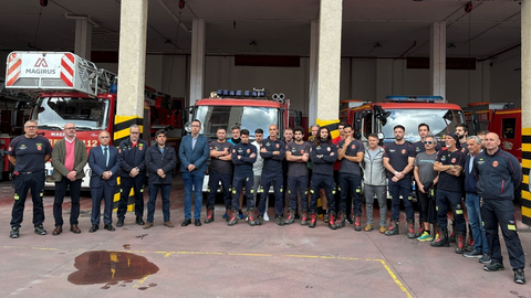minuto silencio bomberos